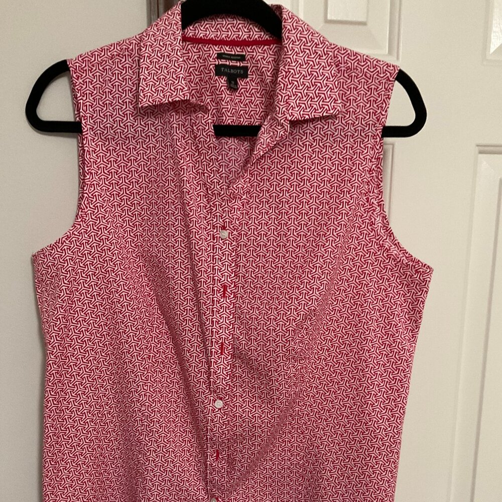 Red Talbot's sleeveless blouse